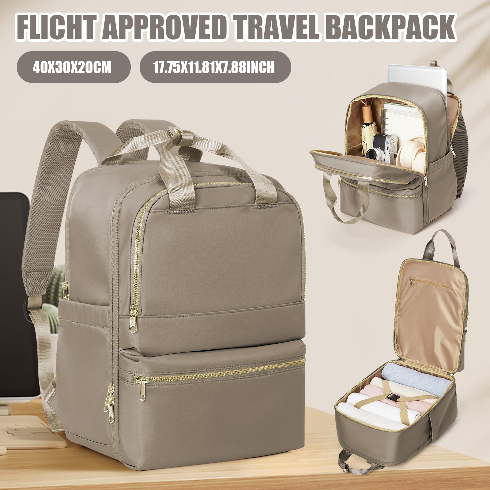 Laptop Original Accessories - Ryanair 40x30x20 Tas Ransel Perjalanan untuk
