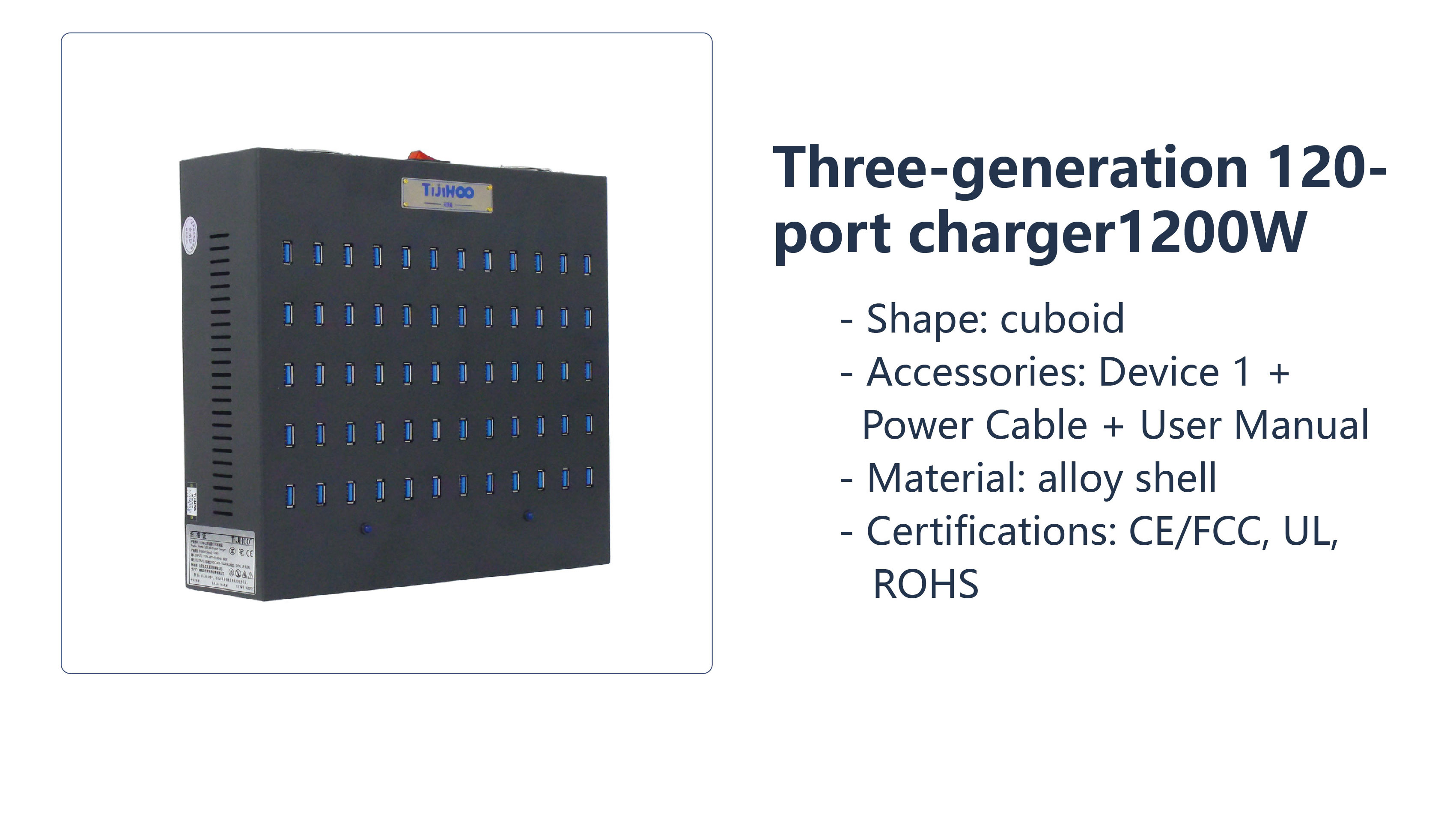 Usb Hub - UH40-2 Housing Alloy USB 2.4 40-Port