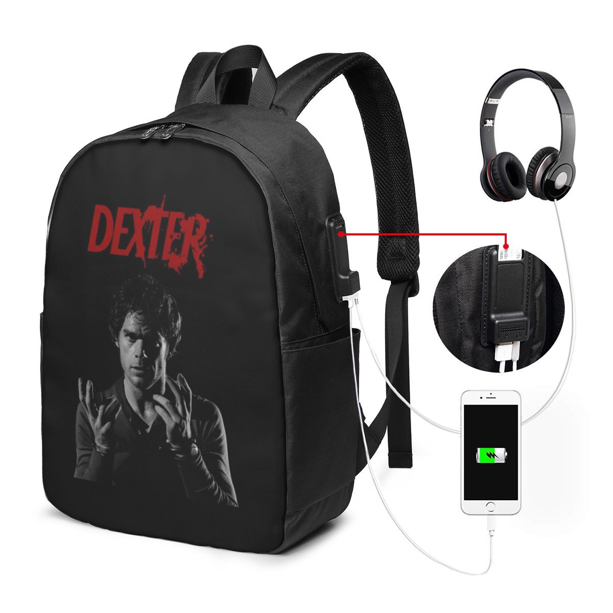 Laptop Bag - Tas Ransel Film Dexter Morgan Tas