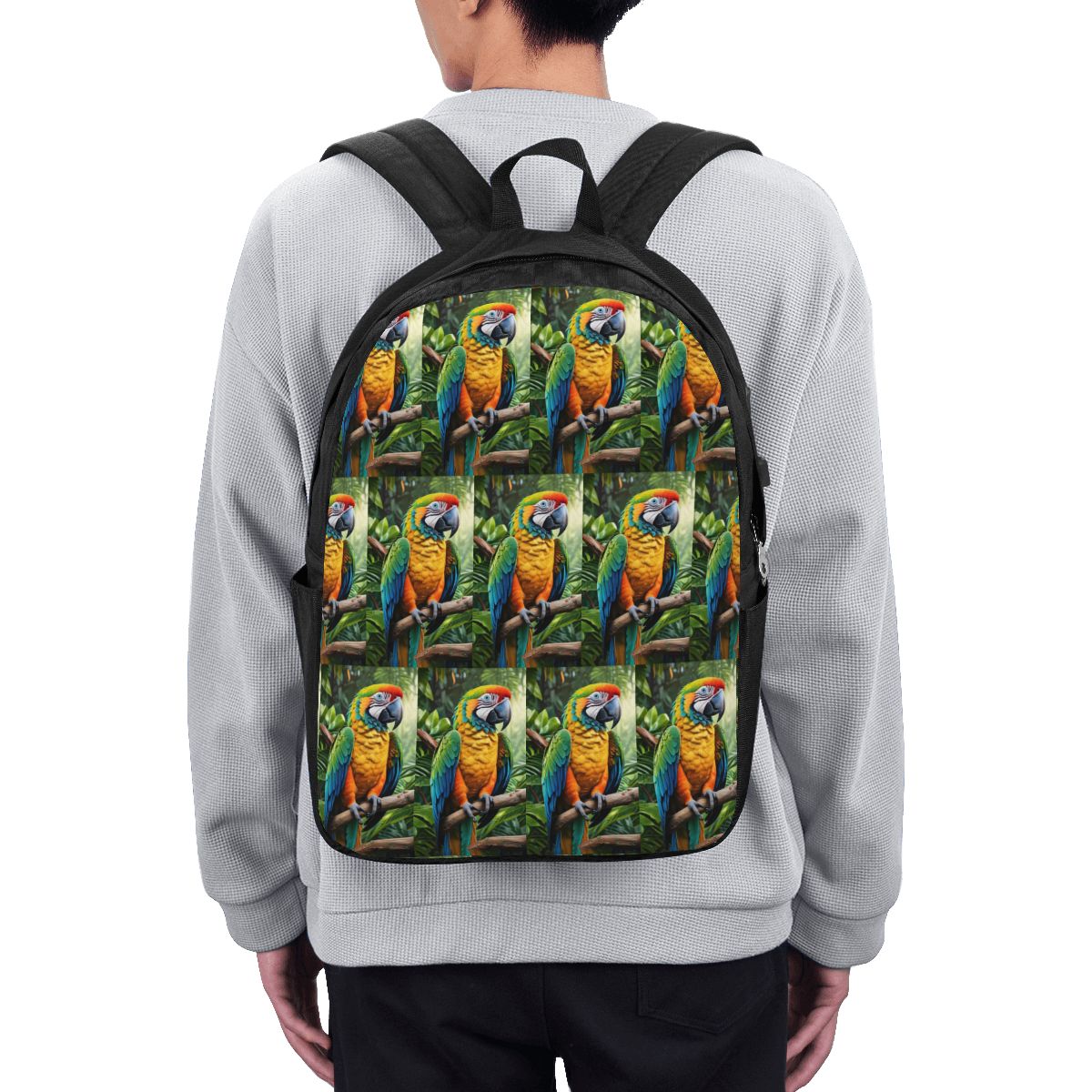 Laptop Bag - Tas Ransel Burung Beo Macaw Lucu