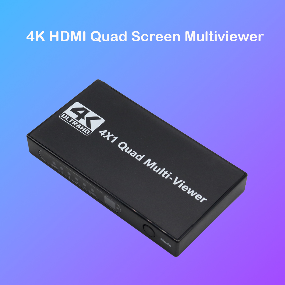 Hdmi Cable - Multiviewer Layar Quad HDMI 4K 4x1