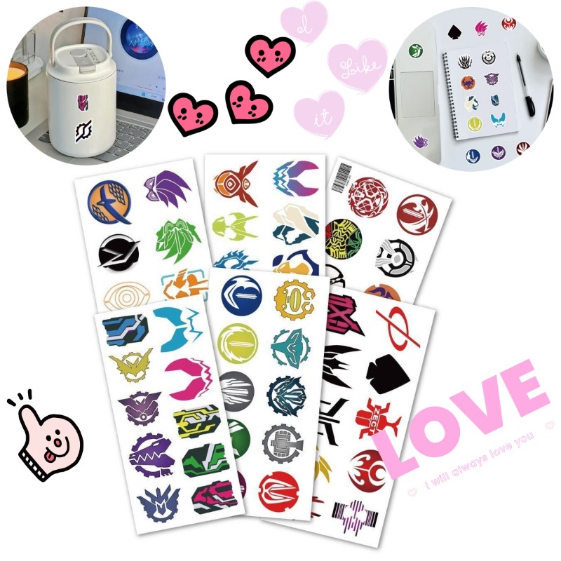 Laptop Accessories & Repair Jagtap Dairy Pimple Nilakh Pimpri Chinchwad Maharashtra - 60 Lembar Stiker Logo Kamen Rider