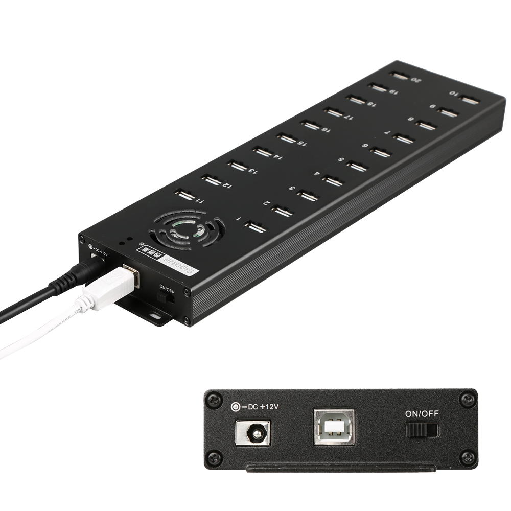 Sipolar A-805P 20 Port USB 2.0 - Usb Hub ulasan dan harga