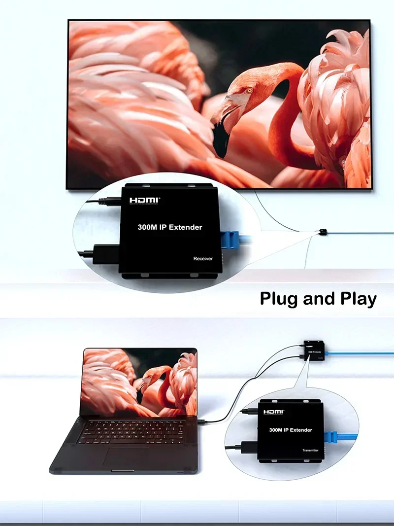 Extender IP 150m 200m 300m Mel - Hdmi Cable ulasan dan harga