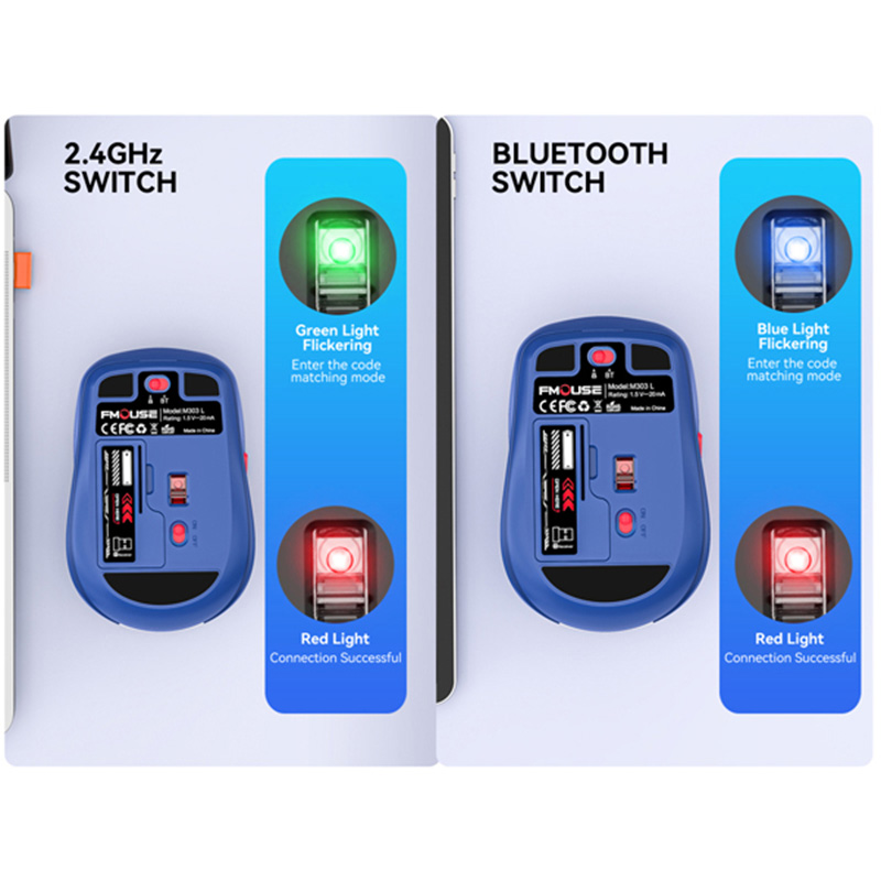 M303L Mouse Nirkabel Bluetooth - Laptop Mouse ulasan dan harga