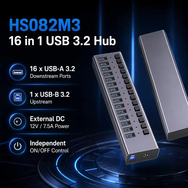 AP01 untuk Hub USB 3.2 Gen2 16 - Usb Hub ulasan dan harga