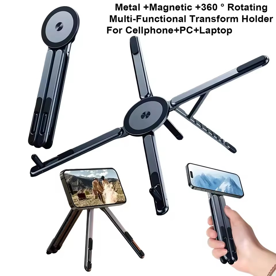 Penyangga Ponsel Magnetik Port - Laptop Stand ulasan dan harga