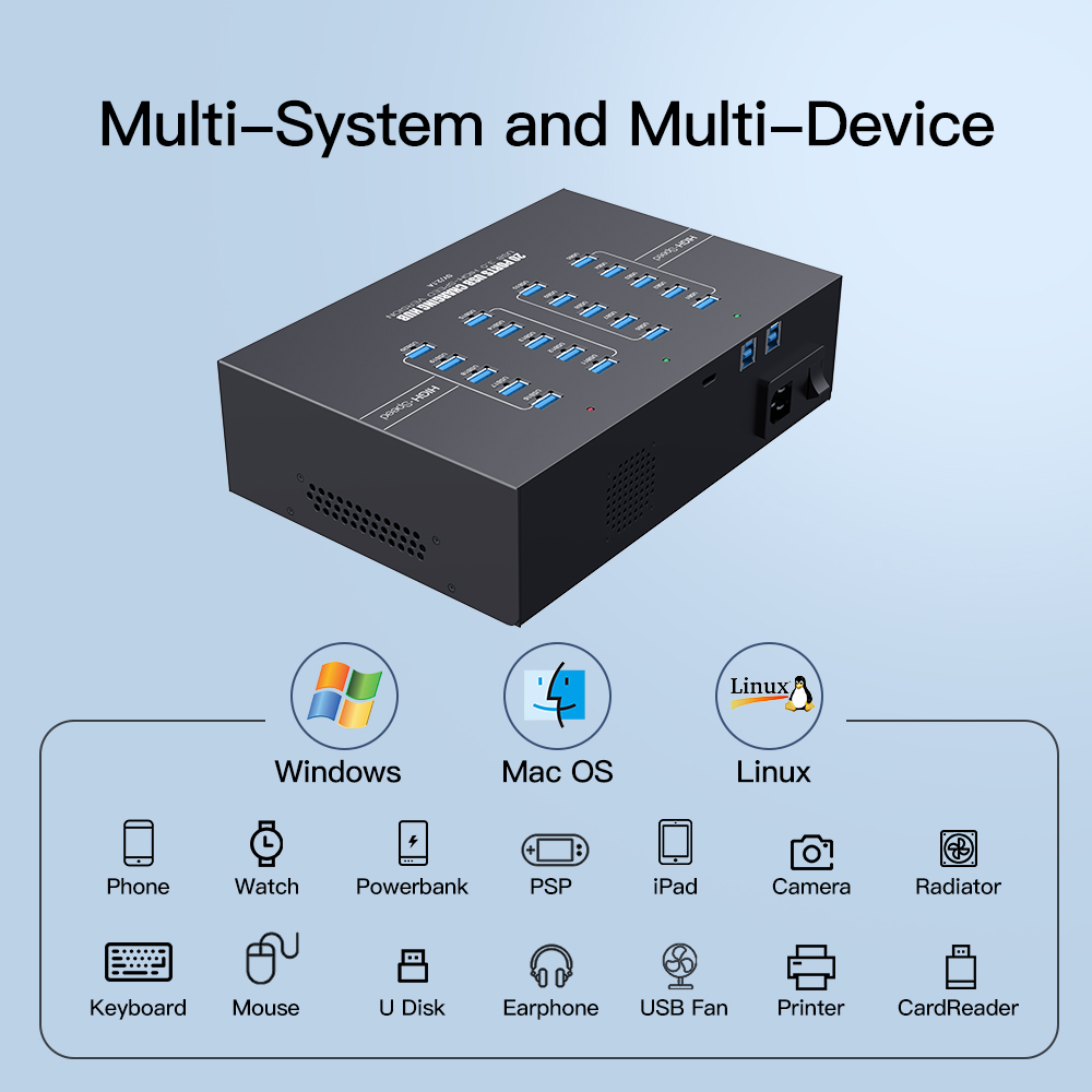 Hub Pengisian Daya USB 3.0 20- - Usb Hub ulasan dan harga