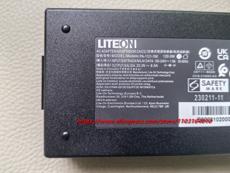 Pengisi Daya Adaptor AC 20V 6A - Laptop Charger ulasan dan harga