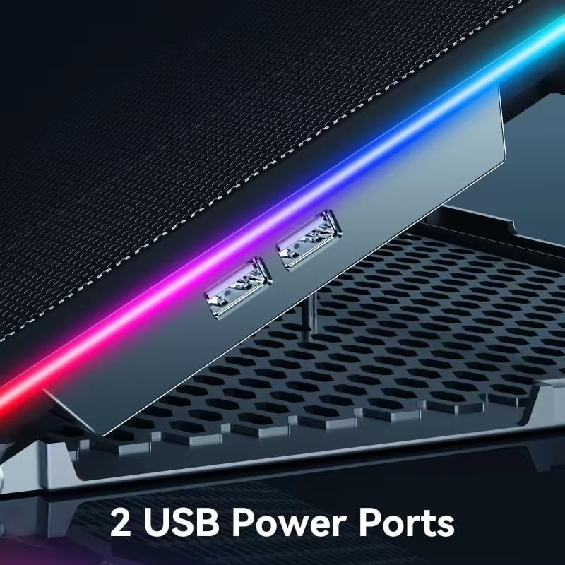 Bantalan pendingin Laptop RGB, - Laptop Cooling Pad ulasan dan harga