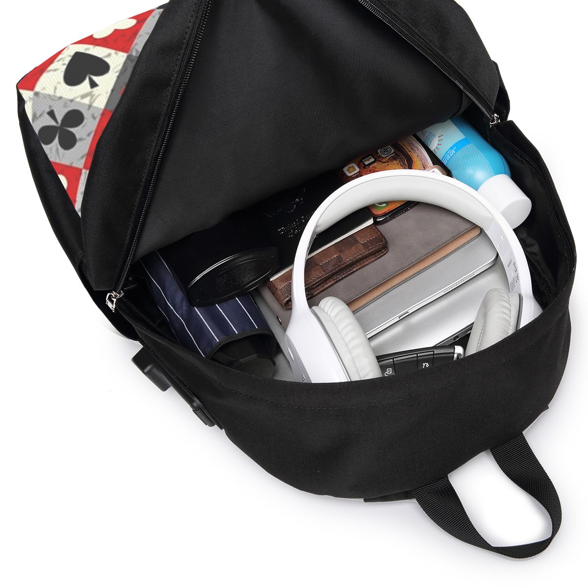Tas Ransel Motif Kartu Poker,  - Laptop Bag ulasan dan harga