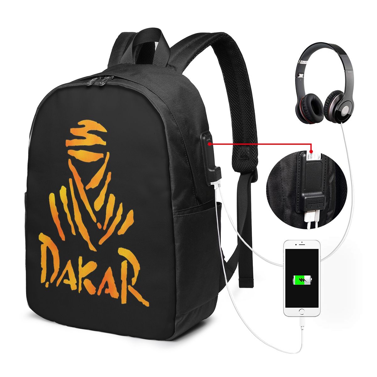 Dakar Rally Tas Ransel Motor T - Laptop Bag ulasan dan harga