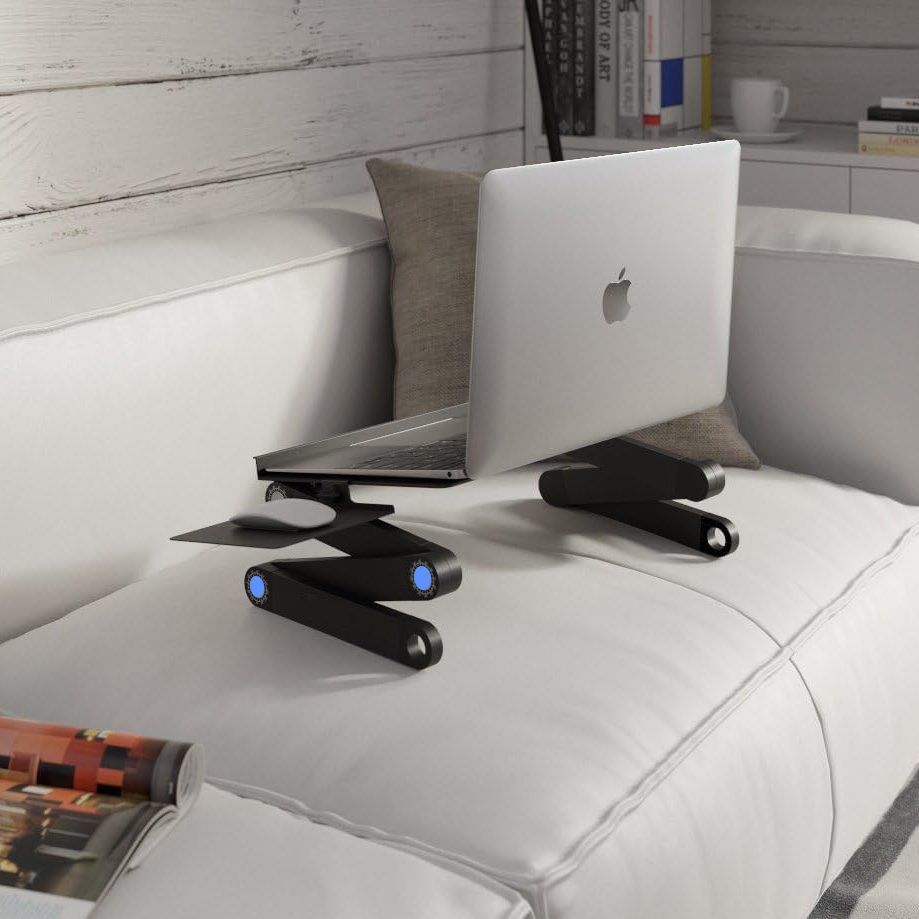 Dudukan meja Laptop dan meja L - Laptop Cooling Pad ulasan dan harga