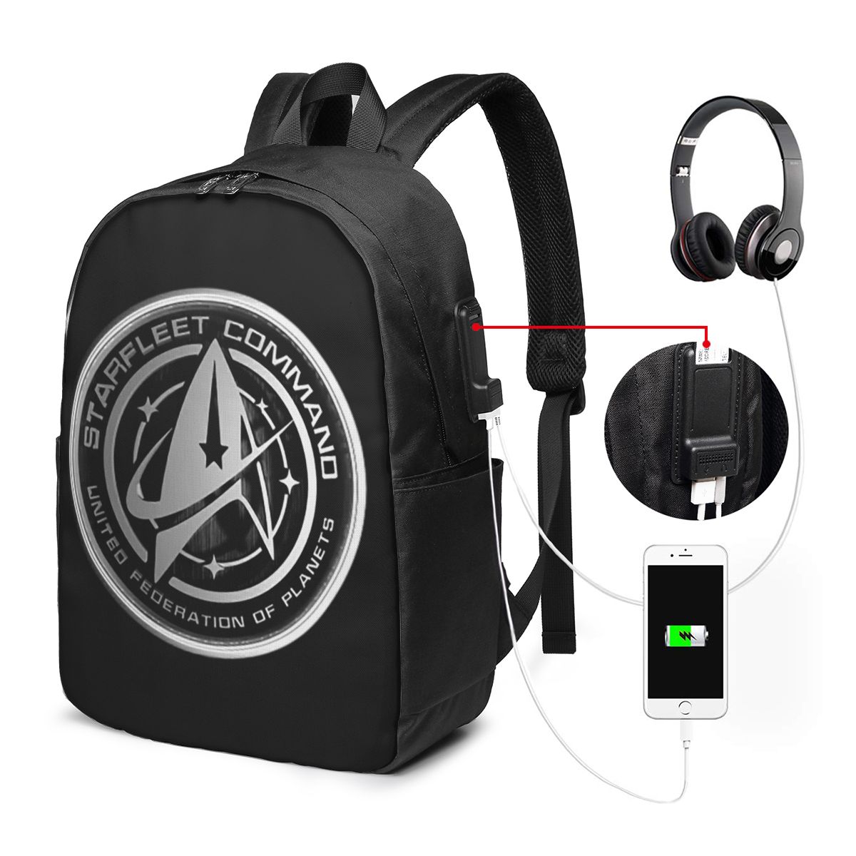 Tas Ransel Seri TV Fiksi Ilmia - Laptop Bag ulasan dan harga