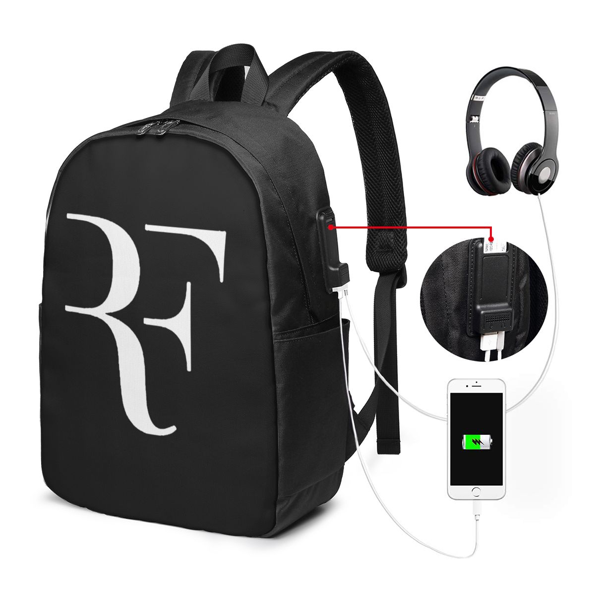 Roger Federer Tas Ransel Trave - Laptop Bag ulasan dan harga