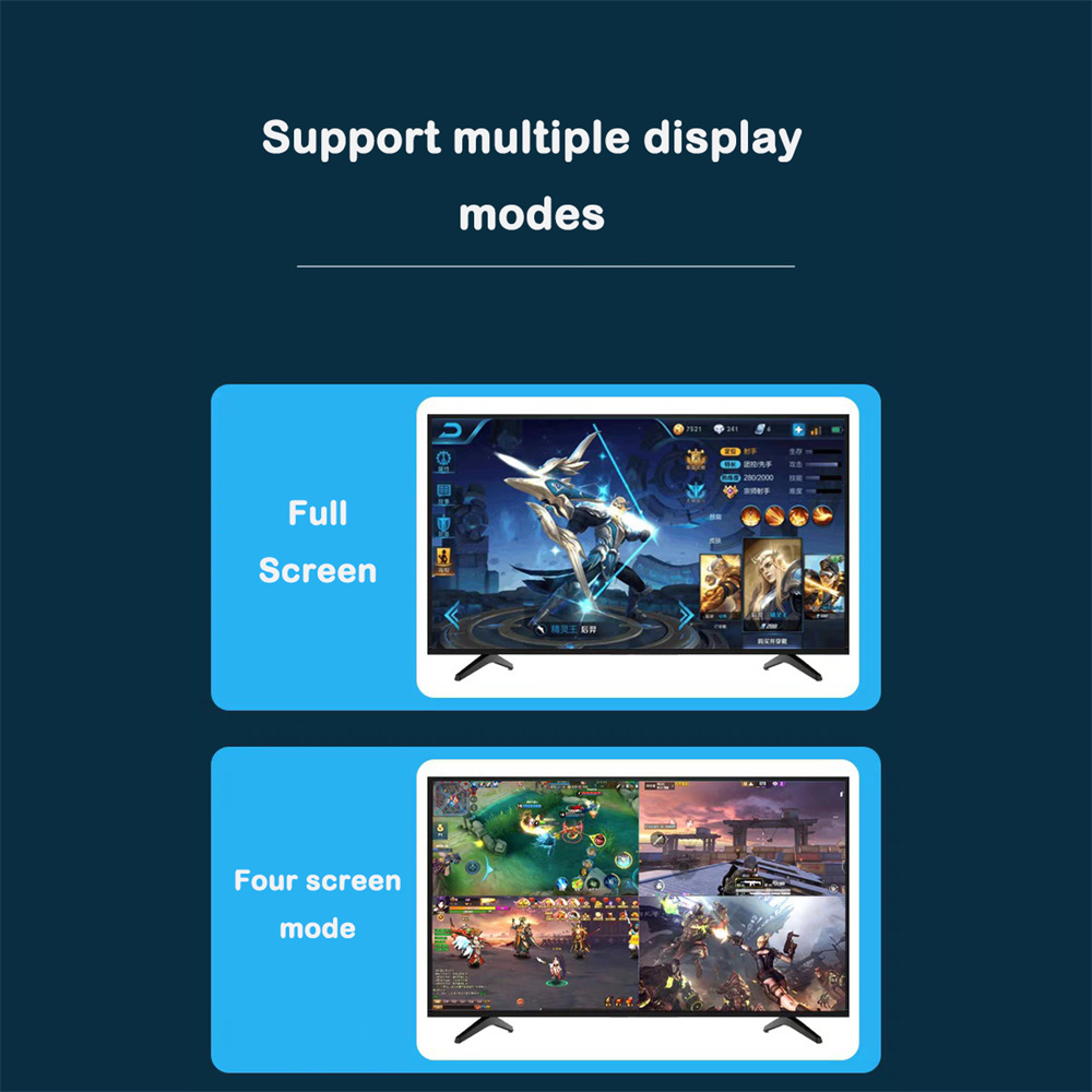 Multiviewer Layar Quad HDMI 4K - Hdmi Cable ulasan dan harga