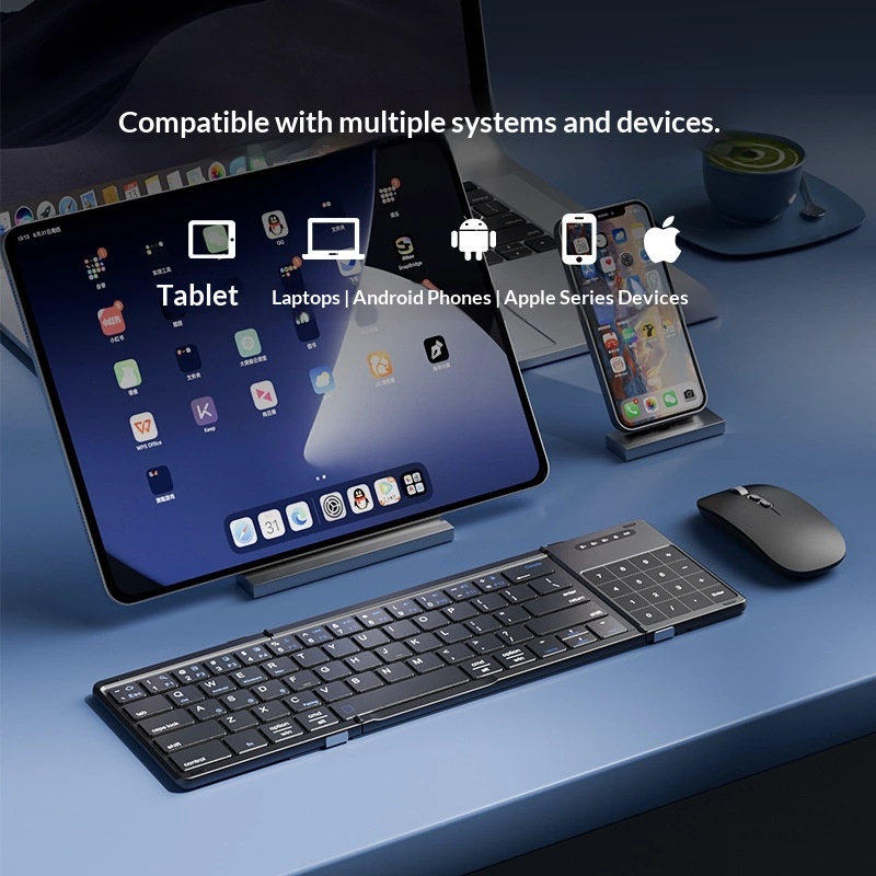 Keyboard Bluetooth Nirkabel Me - Laptop Mouse ulasan dan harga