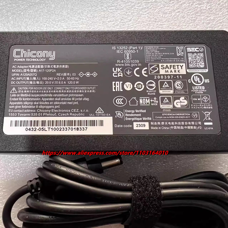 A17-120P2A A120A0061P Adaptor  - Laptop Charger ulasan dan harga