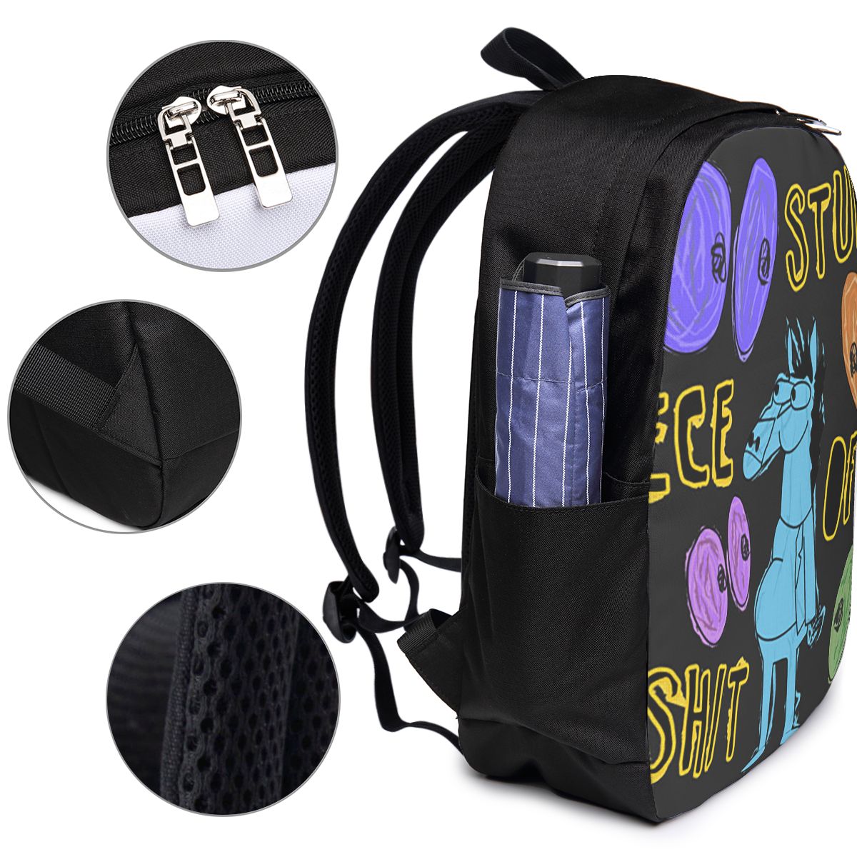 Kartun Bojack Horseman Stupid  - Laptop Bag ulasan dan harga