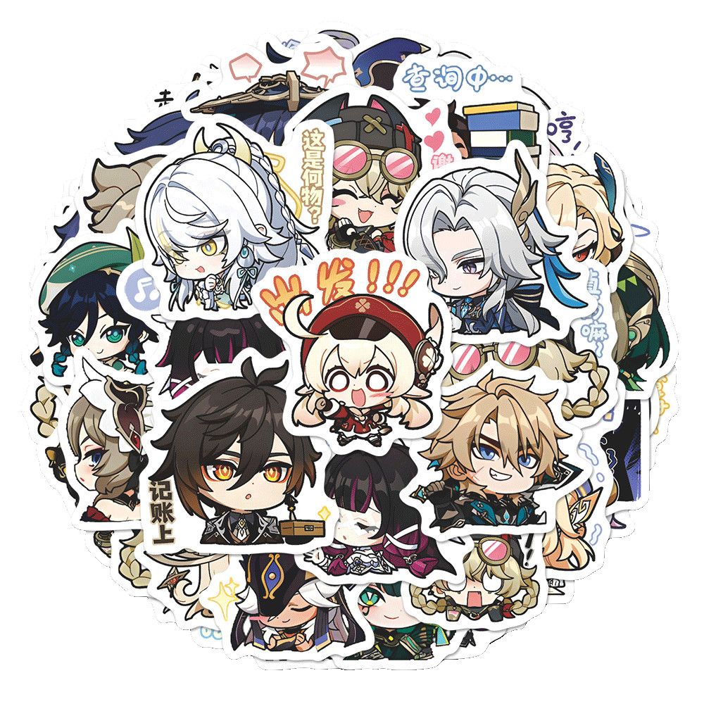 64 Buah Stiker Anime Genshin I - Laptop Accessories & Repair Jagtap Dairy Pimple Nilakh Pimpri Chinchwad Maharashtra ulasan dan harga