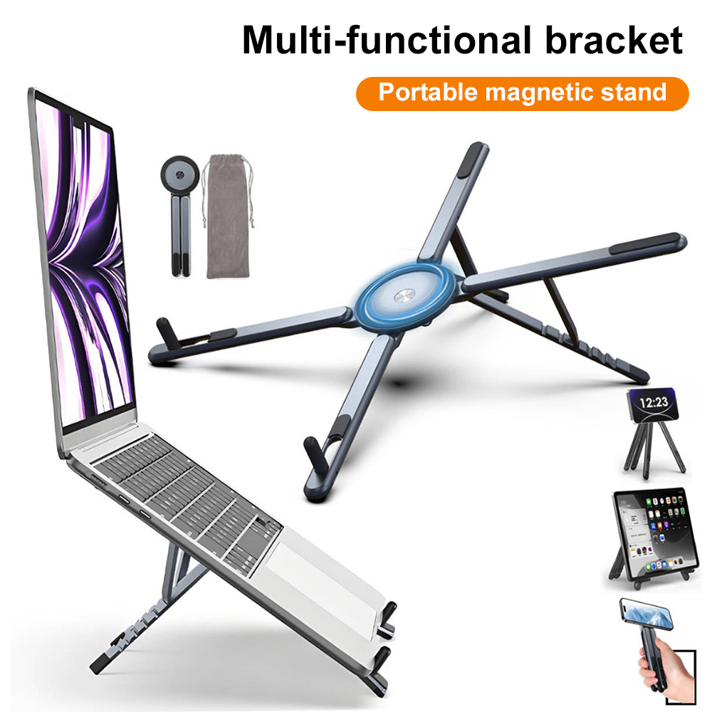Penyangga Ponsel Magnetik Port - Laptop Stand ulasan dan harga